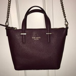 Maroon Kate Spade purse